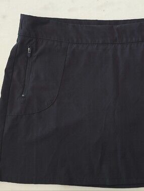 Fila Women's Black Athletic Skort with Zip Pocket and a hidden short Size M